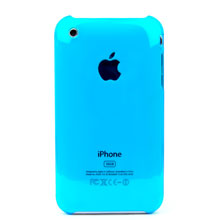 Apple Iphone 3gs Iphone 3g Clear Crystal Case Blue