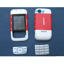 Complete Set Housing Faceplate Cover For Nokia 5300 Red