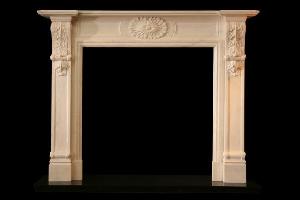 White Marble Fireplace 150 110 30