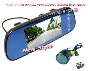 Rear Back Camera With 7 Inch Tft Lcd Rearview Mirror Monitor Rd 770s