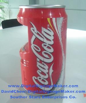 Coca / Can Pop Lcd Screen For Advertising