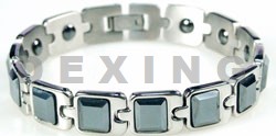 New Magnetic Bracelets With Gemstones, Titanium, Germanium And Magnet