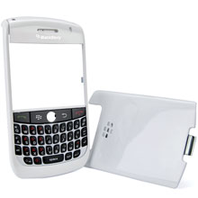 Blackberry Javelin Curve 8900 Housing Cover Keypad Metalic White