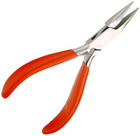 Chain Nose Pliers With Plastic Grip
