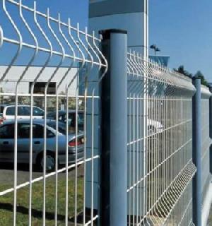 Galvanized Metal Fence