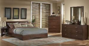 Solo Bedroom Set, Made From Solid Mahogany Wood