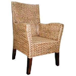 Rattan Dining Chair With Arm Rest