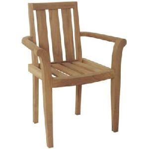 Jepara Teak Stacking Chair For Outdoor And Indoor Indonesia Furniture