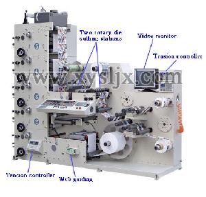 ry 320 480 5 rolled adhesive label flexographic printing machine