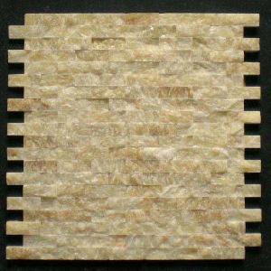 Honey Onyx Natural Splited Mosaic Tiles From China Mosiac Tiles Supplier