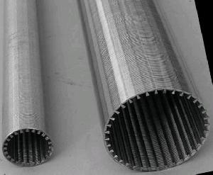 V Wire Strainer Tube , Stainless Steel Filter Pipe, Water Filter
