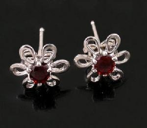 Factory For Sterling Silver Natural Garnet Stud Earring, Tourmaline Ring, Citrine Bracelet