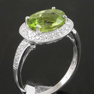 Factory For Sterling Silver Natural Olivine Ring, Amethyst / Blue Topaz / Sapphire / Ruby Earring