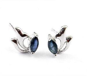 factory sterling silver sapphire stud earring blue topaz bracelet amethyst ring
