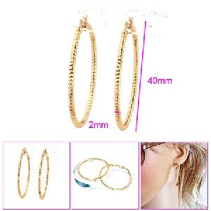 Sell 18k Gold Plating Brass Hoop Earring, Ring, Pendant, Bracelet, Fashion Jewelry, Cz Jewelry