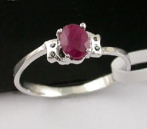 Sell 925 Silver Natural Ruby Ring, Blue Topaz / Olivine / Sapphire / Amethyst Earring, Bracelet Pend