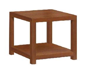 Mesa Rinconera Square Side Table 60 X 60 Cm Mahogany Teak Indoor Furniture