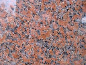 G562 Maple Red Granite Slabs, Red Granite Flooring Tiles, Steps And Risers