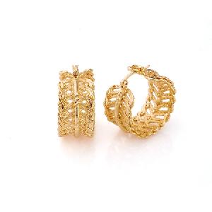 Sell 18k Gold Plating Brass Hoop Earring, Cz Jewelry, Fashion Jewelry, Ring, Pendant, Bracelet