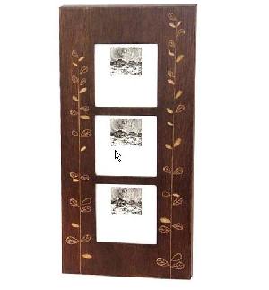 Carved Wood Photo Frame F023-flz-mbr