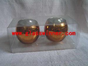 Metallic Egg Glass