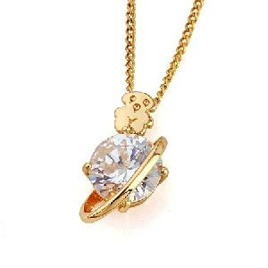 Sell 18k Gold Plating Brass Cubic Zirconia Pendant, Cz Bracelet, Costume Jewelry, Pearl Necklace
