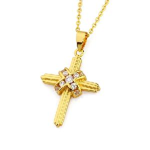 Sell 18k Gold Plating Brass Cubic Zirconia Pendant, Gemstone Jewelry, Ring, Earring, Necklace