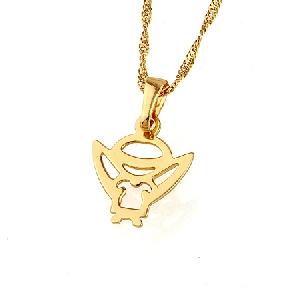 Sell 18k Gold Plating Brass Pendant, Fashion Semi-precious Stone Jewelry, Ring, Earring