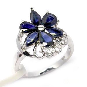 Sell Sterling Silver Natural Sapphire Ring, Blue Topaz Pendant, Olivine Ring, Prehnite Earring