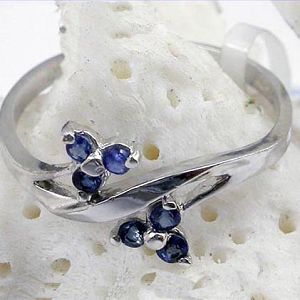 Sell Sterling Silver Natural Sapphire Ring, Tourmaline Earring, Natural Amethyst Bracelet