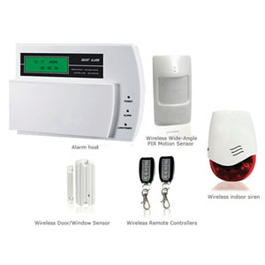 Wireless Home Alarm With Gsm Support Usa