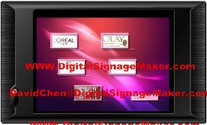 Touch Screen Digital Signage Player, Touch Lcd Ad Player 10