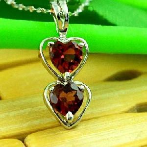 Sell Sterling Silver Natural Garnet Pendant, Tourmaline Earring, Jadeite Ring, Fashion Silver Jewelr