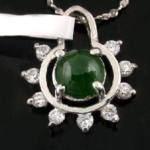 Sell Sterling Silver Natural Jadeite Pendant, Ring, Sapphire Earring, Bracelet, Ruby Necklace