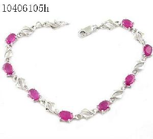 Sell Sterling Silver Natural Ruby Bracelet, Amethyst Pendant, Garnet Earring, Citrine Bracelet, Ring