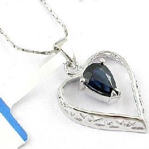 Sell Sterling Silver Natural Sapphire Pendant, Blue Topaz Ring, Citrine Earring, Bracelet, Olivine R