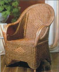 King Rattan Arm Chair Single Seater Woven Furniture