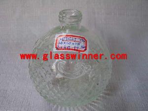 Bath Suit Glass Bottle