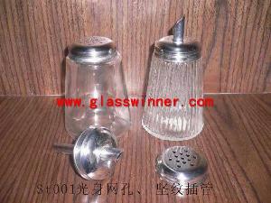 Glass Saucer Jar