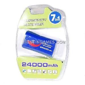 24000mah External Rechargeable Usb Battery Pack For Psp / Nds / Ds Lite / Gba / Mp3 / Mp4 / Pda