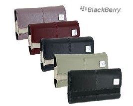Blackberry Leather Folio Horizontal Case