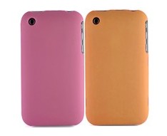 Crystal Case Cover With Screen Protector Frame Orange And Pink