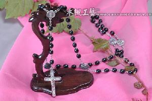 Wooden Beads Catholic Rosary