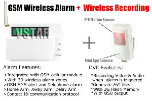 Wireless Pir Motion Activate Dvr Systems