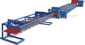 Glazed Tile Roll Forming Machine Making Profiles For Steel Construction