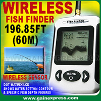 wireless portable dot matrix fish finder sonar radio
