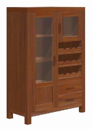 Mini Bar Cabinet Teak Mahogany Wooden Indoor Furniture Java Indonesia