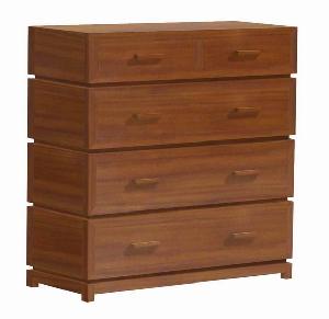 mahogany bedroom dresser 5 drawers minimalist modern wooden indoor furniture solid