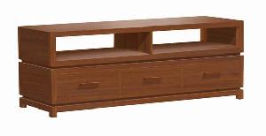 Mahogany Minimalist Modern Tv Stand Table Big Wooden Indoor Furniture Java Indonesia