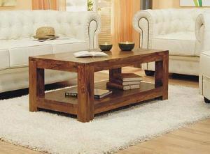 Solid Wooden Bali Coffee Center Table Rectangular Teak Mahogany Indoor Furniture